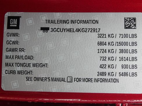 Used 2019 Chevrolet Silverado 1500 High Country image 30