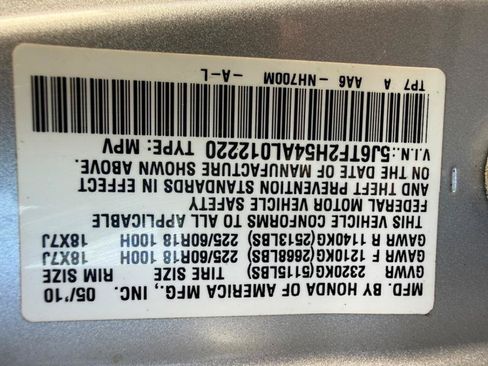 Used 2010 Honda Crosstour EX-L image 58