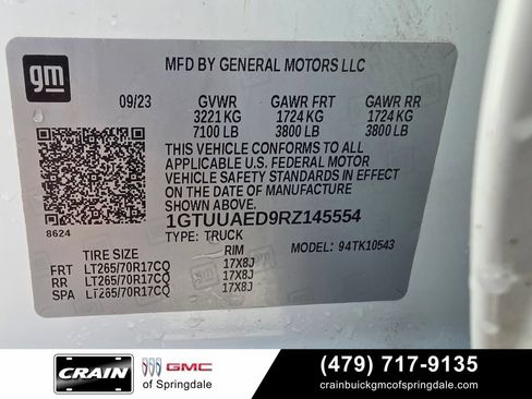 Used 2024 GMC Sierra 1500 Pro w/ Pro Value Package AWD/4WD image 32