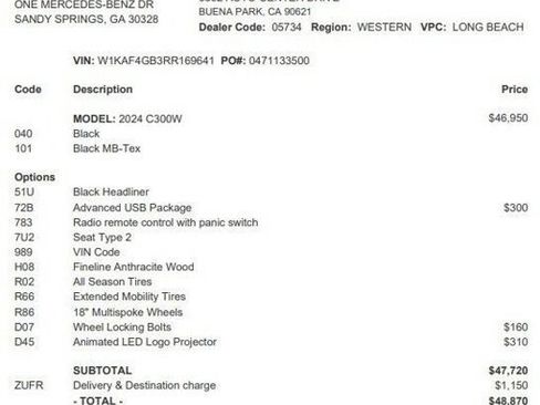 Certified 2024 Mercedes-Benz C 300 Sedan image 4