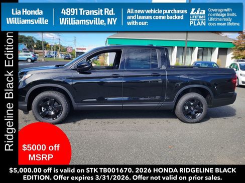 New 2026 Honda Ridgeline Black Edition image 8