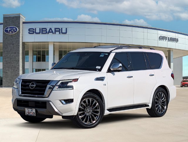 Used 2021 Nissan Armada Platinum w/ Captain's Chairs Package RWD image 1