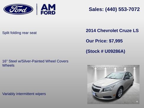 Used 2014 Chevrolet Cruze LS FWD image 18