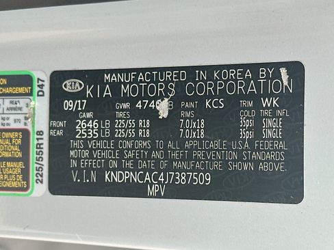 Used 2018 Kia Sportage EX w/ EX Technology Package AWD/4WD image 12