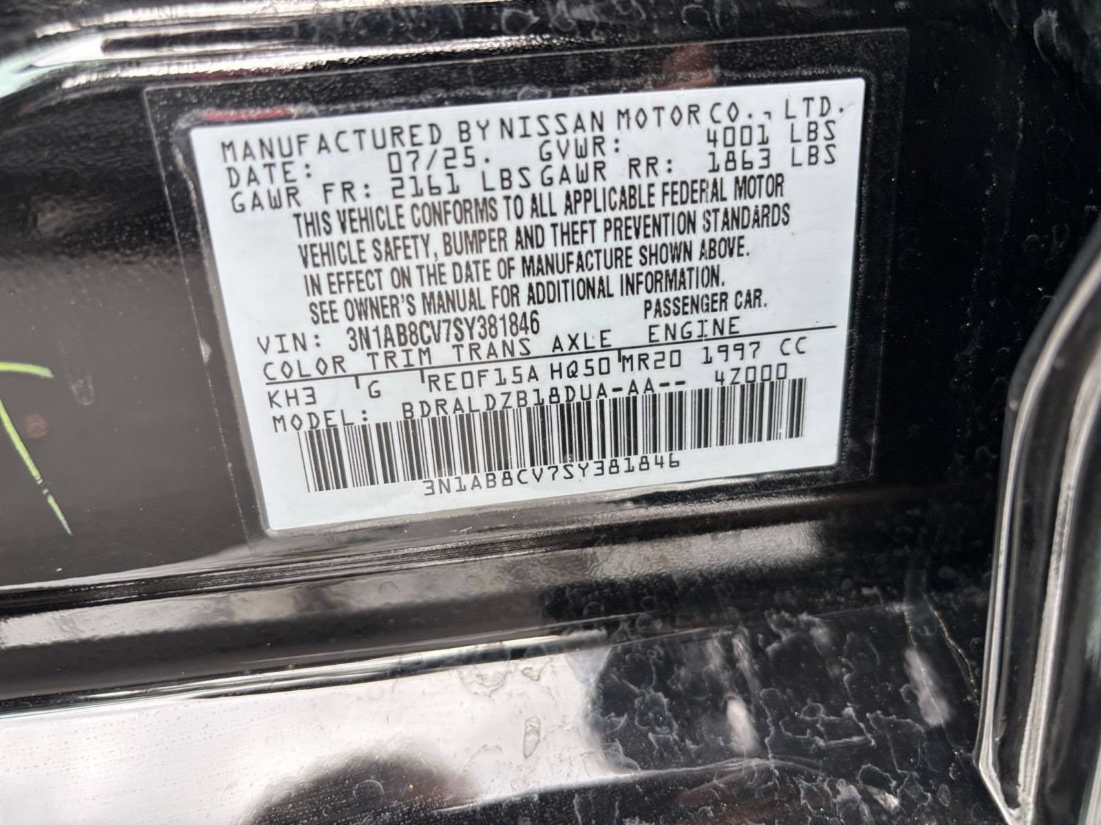 Used 2025 Nissan Sentra SV FWD image 26