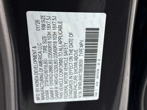 Certified 2026 Honda Odyssey EX-L image 32