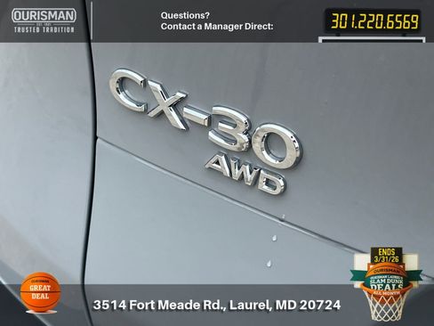 Used 2025 MAZDA CX-30 AWD 2.5 S w/ Select Sport Pkg image 23
