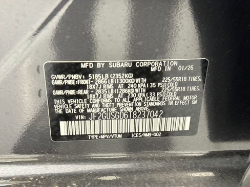 New 2026 Subaru Crosstrek 2.5i Sport AWD/4WD image 30