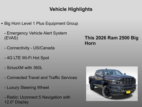 New 2026 RAM 2500 Big Horn image 28