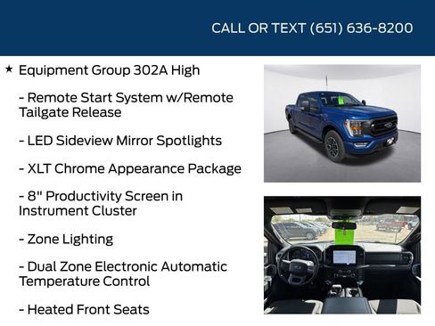 Used 2023 Ford F150 XLT w/ Equipment Group 302A High AWD/4WD image 10