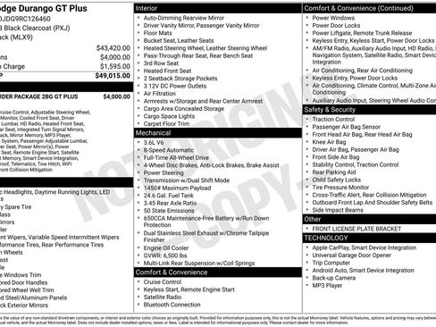 Used 2024 Dodge Durango GT image 38