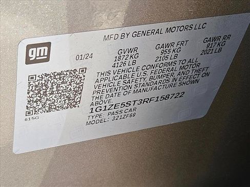 Used 2024 Chevrolet Malibu LT FWD image 16