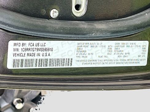 Used 2021 RAM 1500 Classic Warlock w/ Electronics Group AWD/4WD image 29