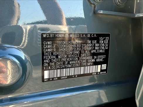 Certified 2024 Honda HR-V EX-L image 18