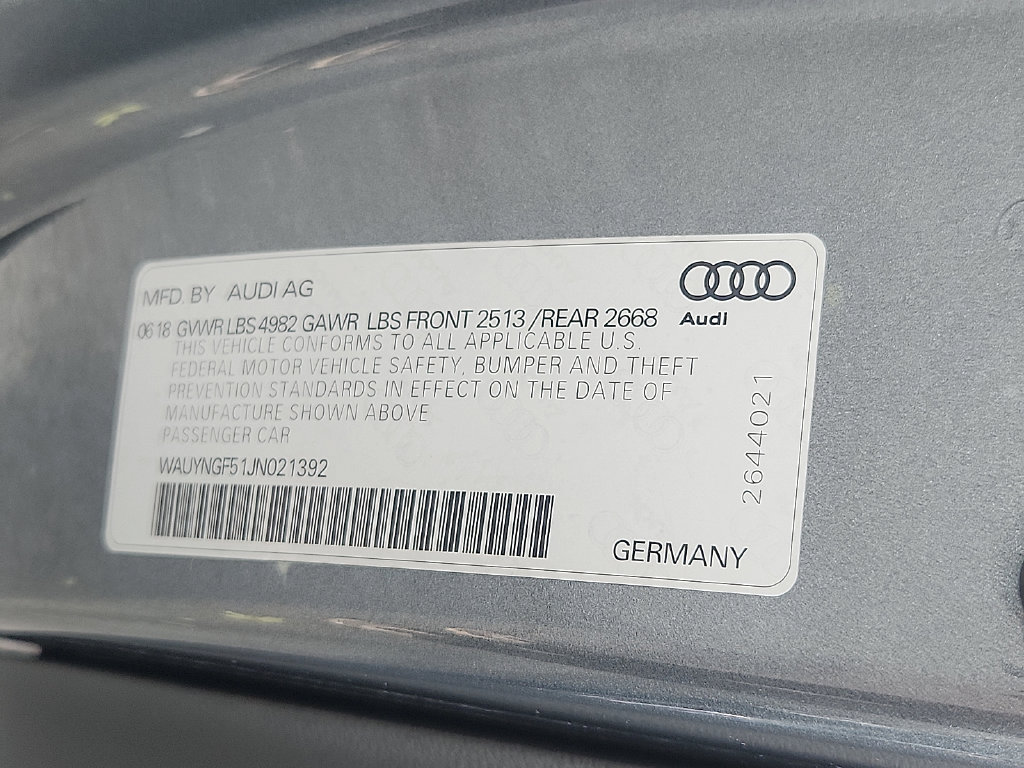 Used 2018 Audi A5 2.0T Premium Plus w/ Premium Plus AWD/4WD image 27