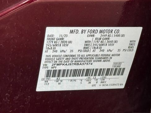 Used 2024 Ford Edge SEL w/ Convenience Package AWD/4WD image 24