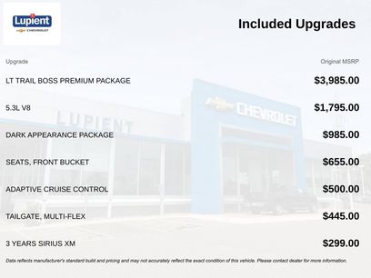New 2026 Chevrolet Silverado 1500 LT Trail Boss w/ LT Trail Boss Premium Package