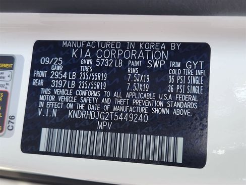 New 2026 Kia Sorento EX w/ EX Premium Package image 25