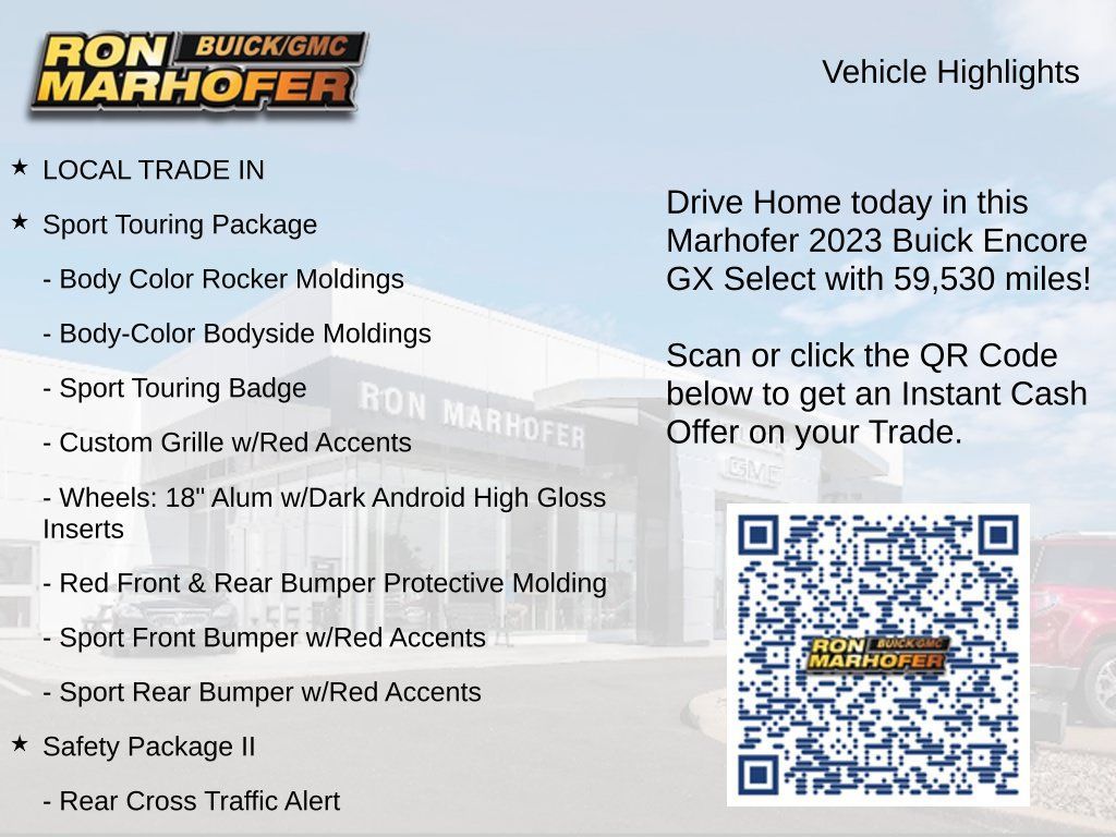 Used 2023 Buick Encore GX Select w/ Sport Touring Package FWD image 15