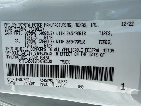 Used 2023 Toyota Tundra SR5 w/ SR5 Premium Package AWD/4WD image 51