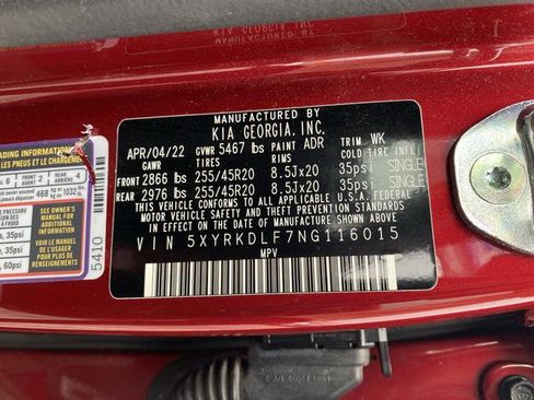 Certified 2022 Kia Sorento SX Prestige image 49