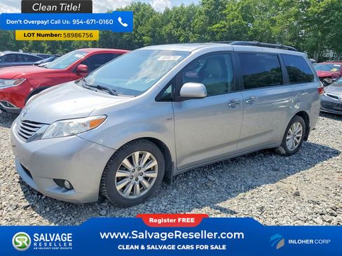 Used 2017 Toyota Sienna XLE AWD/4WD image 1