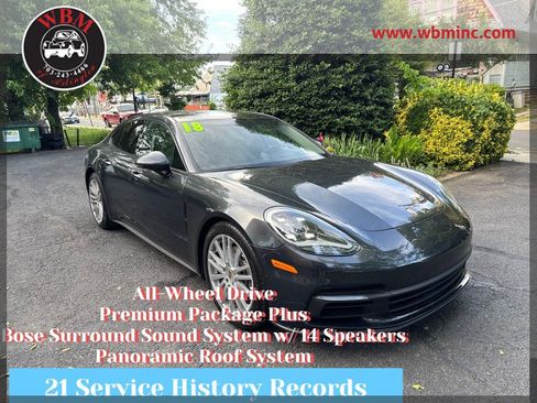 Used 2018 Porsche Panamera 4 AWD/4WD image 1