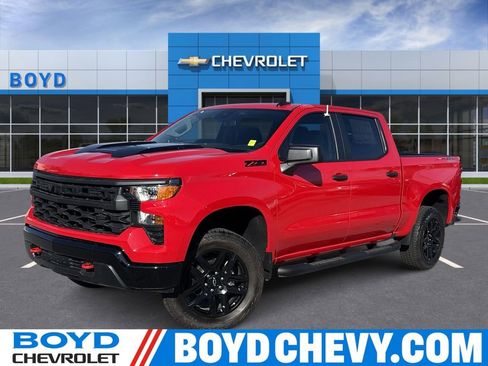New 2025 Chevrolet Silverado 1500 Custom Trail Boss w/ LPO, Dark Essentials Package image 1