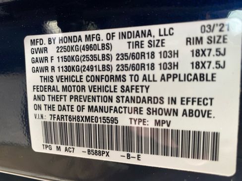 Certified 2021 Honda CR-V EX-L image 38