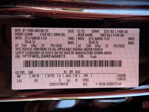 Certified 2024 Ford F150 Lariat image 23