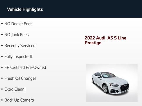 Used 2022 Audi A5 2.0T Prestige AWD/4WD image 68