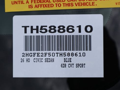 Used 2026 Honda Civic Sport image 7