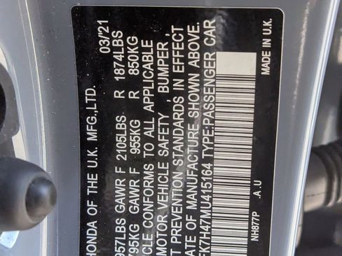 Used 2021 Honda Civic Sport image 21