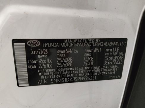 Used 2023 Hyundai Santa Fe SE AWD/4WD image 33