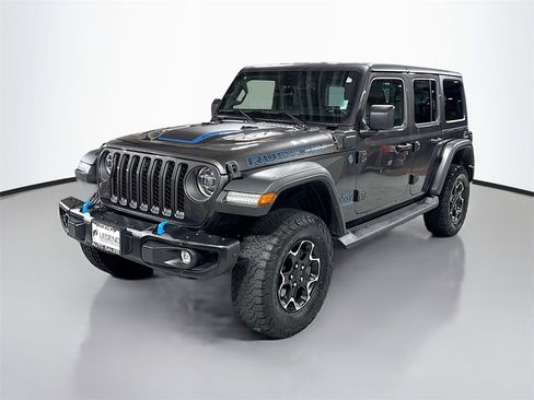 Used 2021 Jeep Wrangler Unlimited Rubicon 4xe w/ Steel Bumper Group image 1