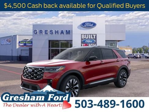 New 2026 Ford Explorer Platinum w/ LUX Leather Package AWD/4WD image 1
