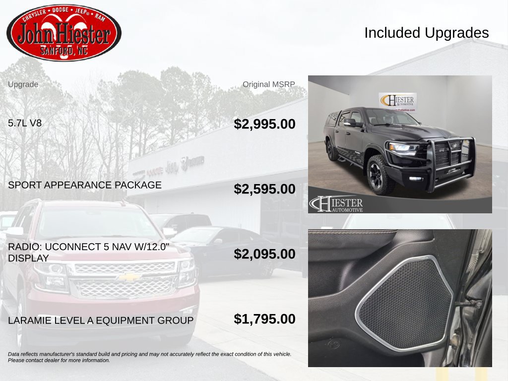 Used 2022 RAM 1500 Laramie w/ Sport Appearance Package AWD/4WD image 3