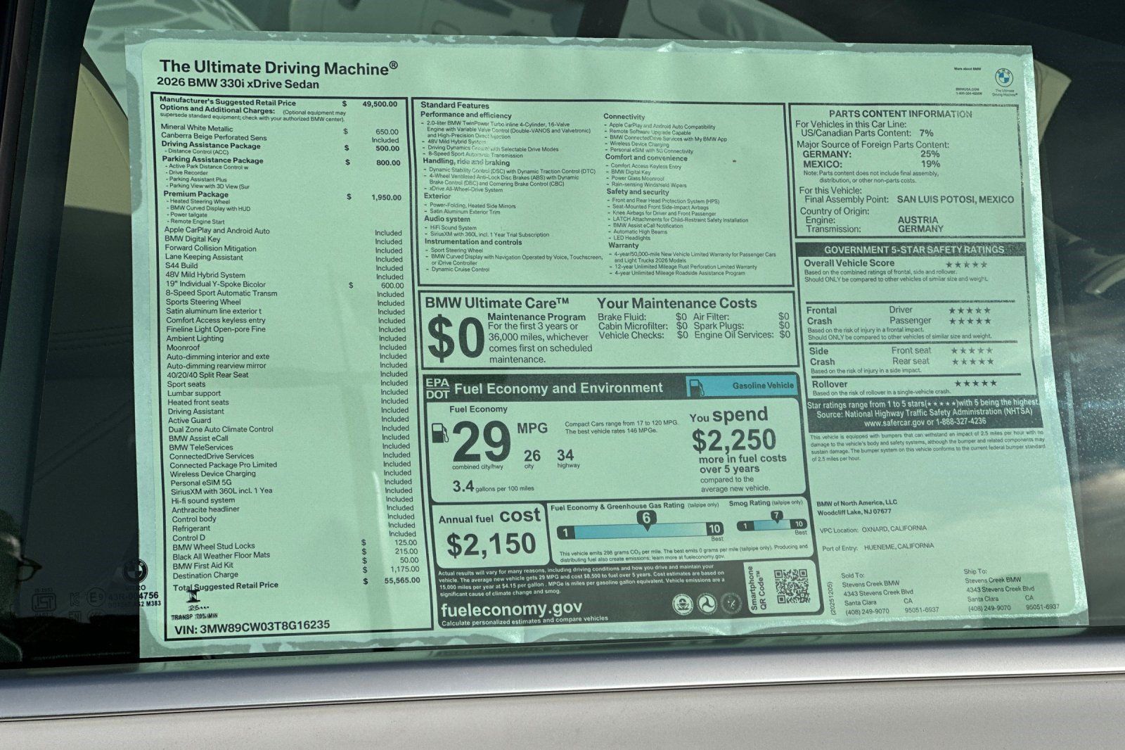 Used 2026 BMW 330i xDrive Sedan w/ Premium Package AWD/4WD image 28