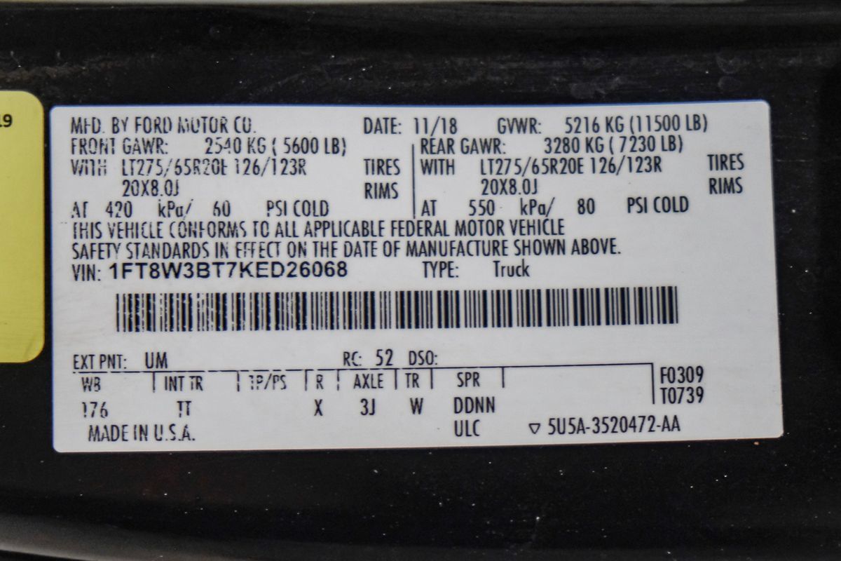 Used 2019 Ford F350 Limited w/ FX4 Off-Road Package AWD/4WD image 67