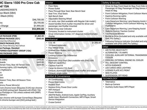 Used 2024 GMC Sierra 1500 Pro w/ Pro Value Package AWD/4WD image 6
