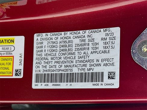 Certified 2023 Honda CR-V EX-L image 16