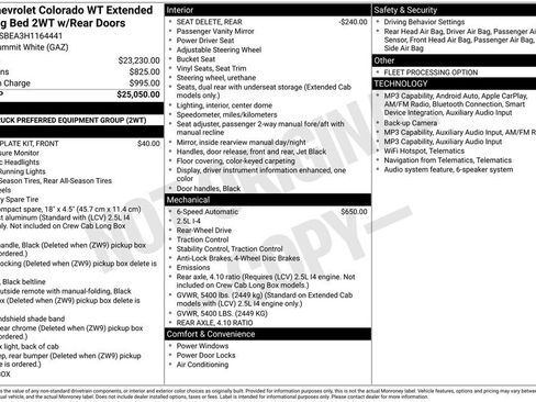 Used 2017 Chevrolet Colorado W/T RWD image 4