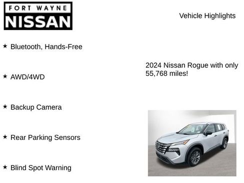 Used 2024 Nissan Rogue S AWD/4WD image 7