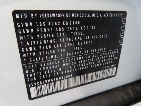 New 2025 Volkswagen Tiguan S image 29