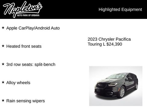 Used 2023 Chrysler Pacifica Touring-L image 9