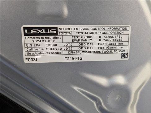 Certified 2024 Lexus RX 500h F Sport w/ Convenience Package AWD/4WD image 24