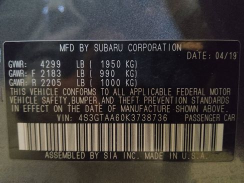 Used 2019 Subaru Impreza 2.0i image 33