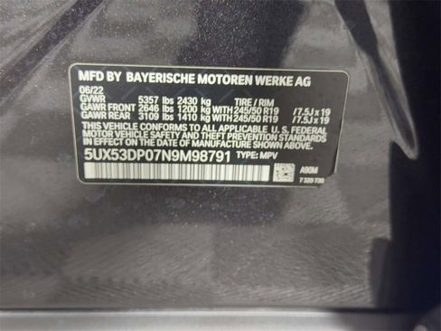 Used 2022 BMW X3 xDrive30i image 16