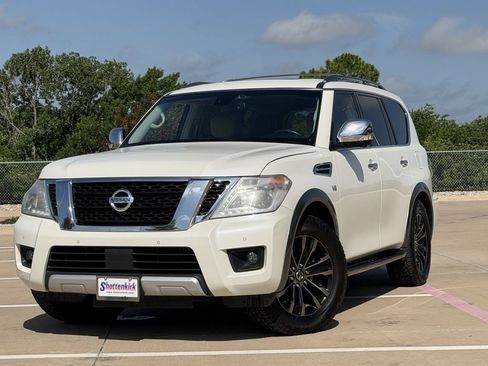 Used 2017 Nissan Armada Platinum w/ Captain Seat Package RWD image 3