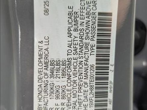 New 2026 Honda Civic Sport image 17